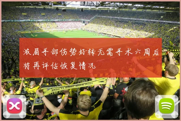 浓眉手部伤势好转无需手术六周后将再评估恢复情况